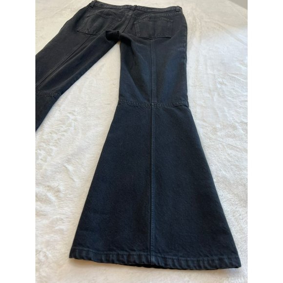 NWT ALEXANDER MCQUEEN Kick-flare Cropped Jeans Size 30 Retail $1,190 - Picture 11 of 11